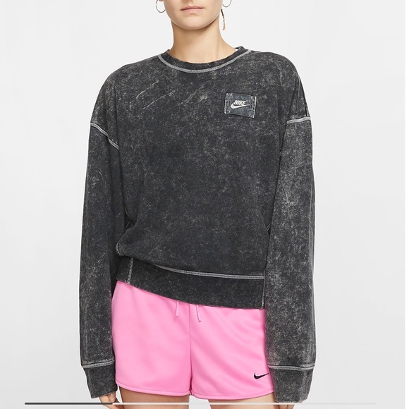 nike french terry crewneck